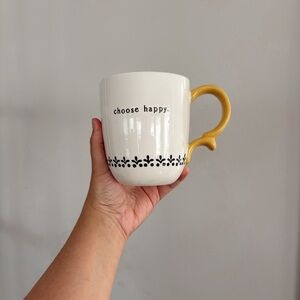 tag “choose happy” coffee mug